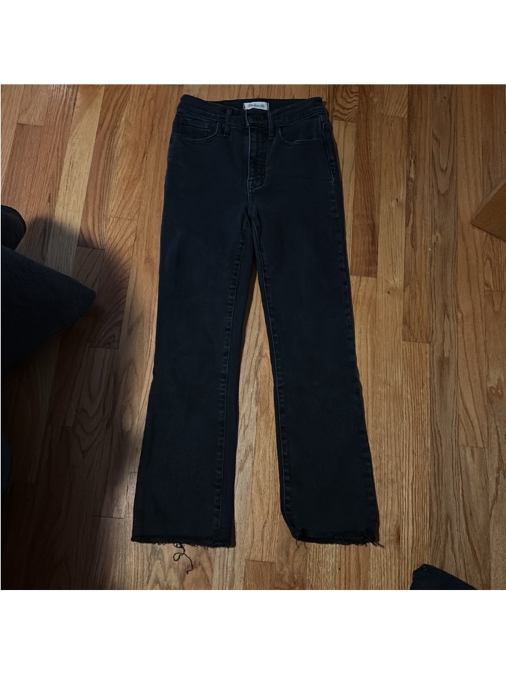 Madewell Cali Demi-Boot Black Jeans | Size 25 - Picture 4 of 7